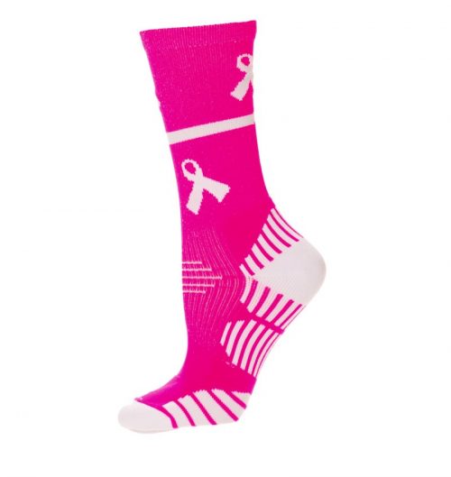 CSI Performance Cancer Awareness Crew Socks - Image 2
