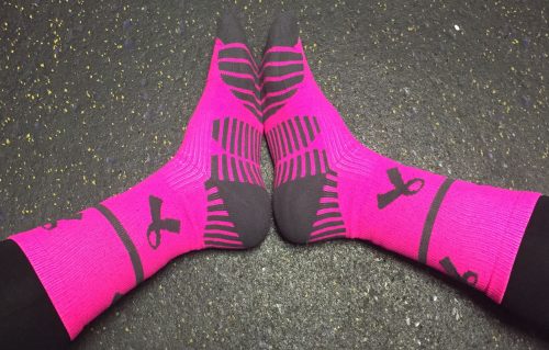 CSI Performance Cancer Awareness Crew Socks