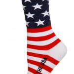 flag dress socks